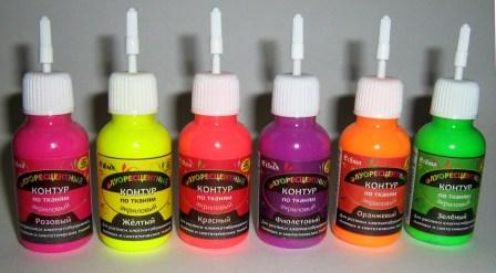 Контур по тканям флуоресцентный 18 мл